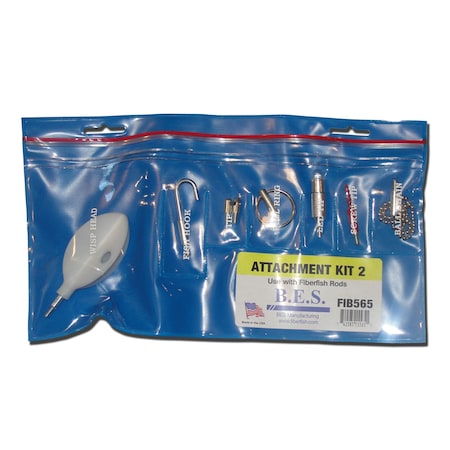 Bes Manufacturing Attachment Kit 2 for 3/16" and 5/32" rods (Includes LED Tips) FIB565